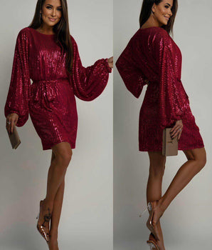 2089 Glamour Jurk met Ceintuur