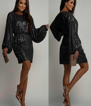 2089 Glamour Jurk met Ceintuur