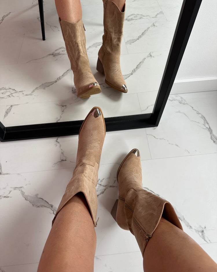 Roan Khaki Boots