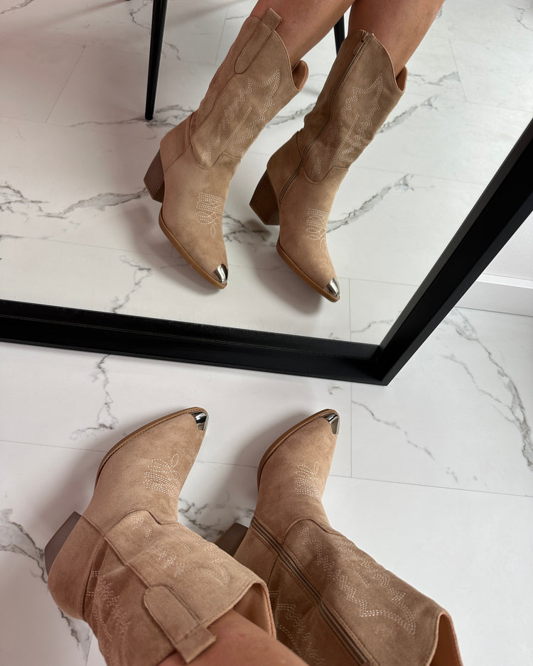 Roan Khaki Boots