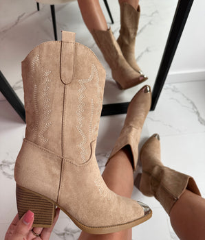 Roan Khaki Boots