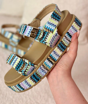 Lina Blue Sandaal