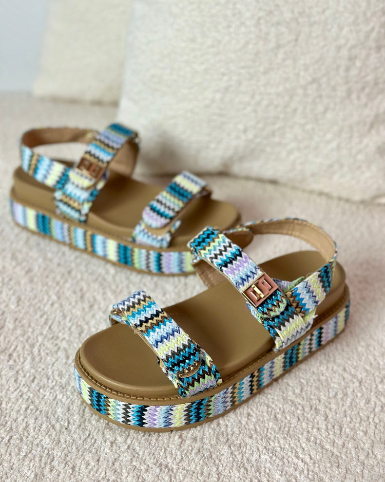 Lina Blue Sandaal