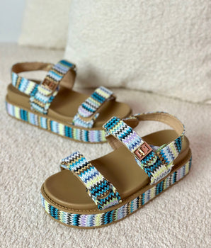 Lina Blue Sandaal
