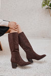 Bottes hautes Romilda marron