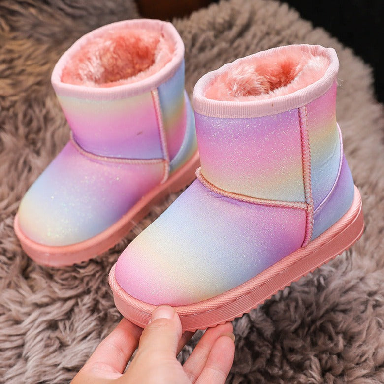 Kids Uggy Rainbow Boots