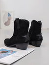 Ayse Black Cowboy Boots