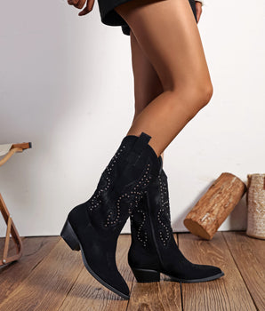 Hella Taupe Cowboy Boots