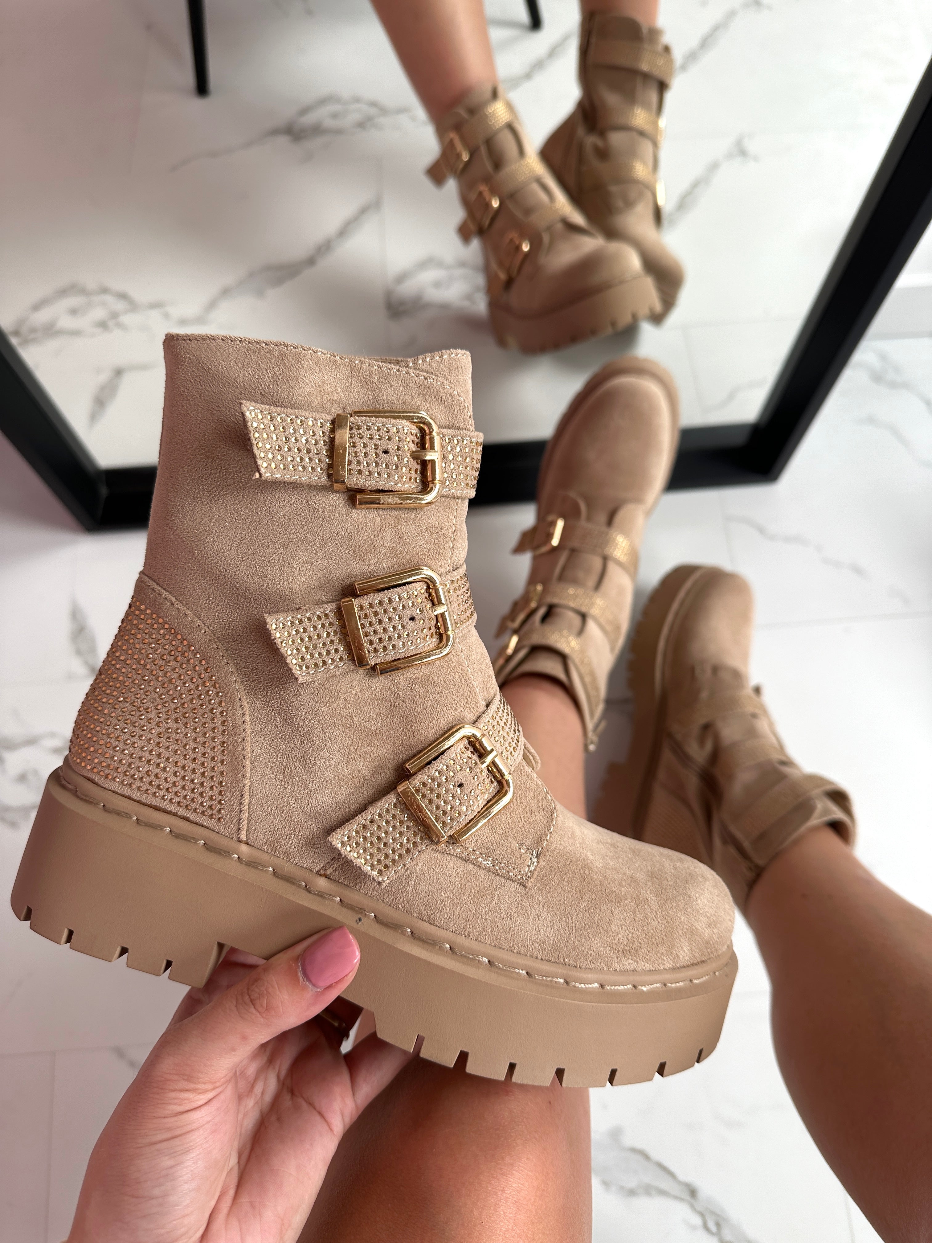 Colyne Khaki Boots