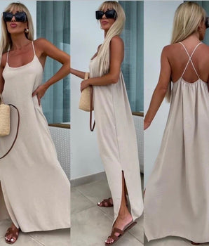 After Beach Beige Dress
