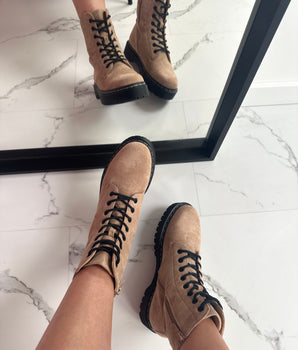 Martina Khaki Boots