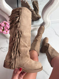 Katja Fringle Khaki Boots