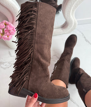 Katja Fringle Brown Boots