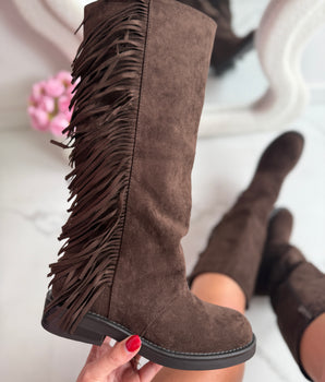 Katja Fringle Brown Boots