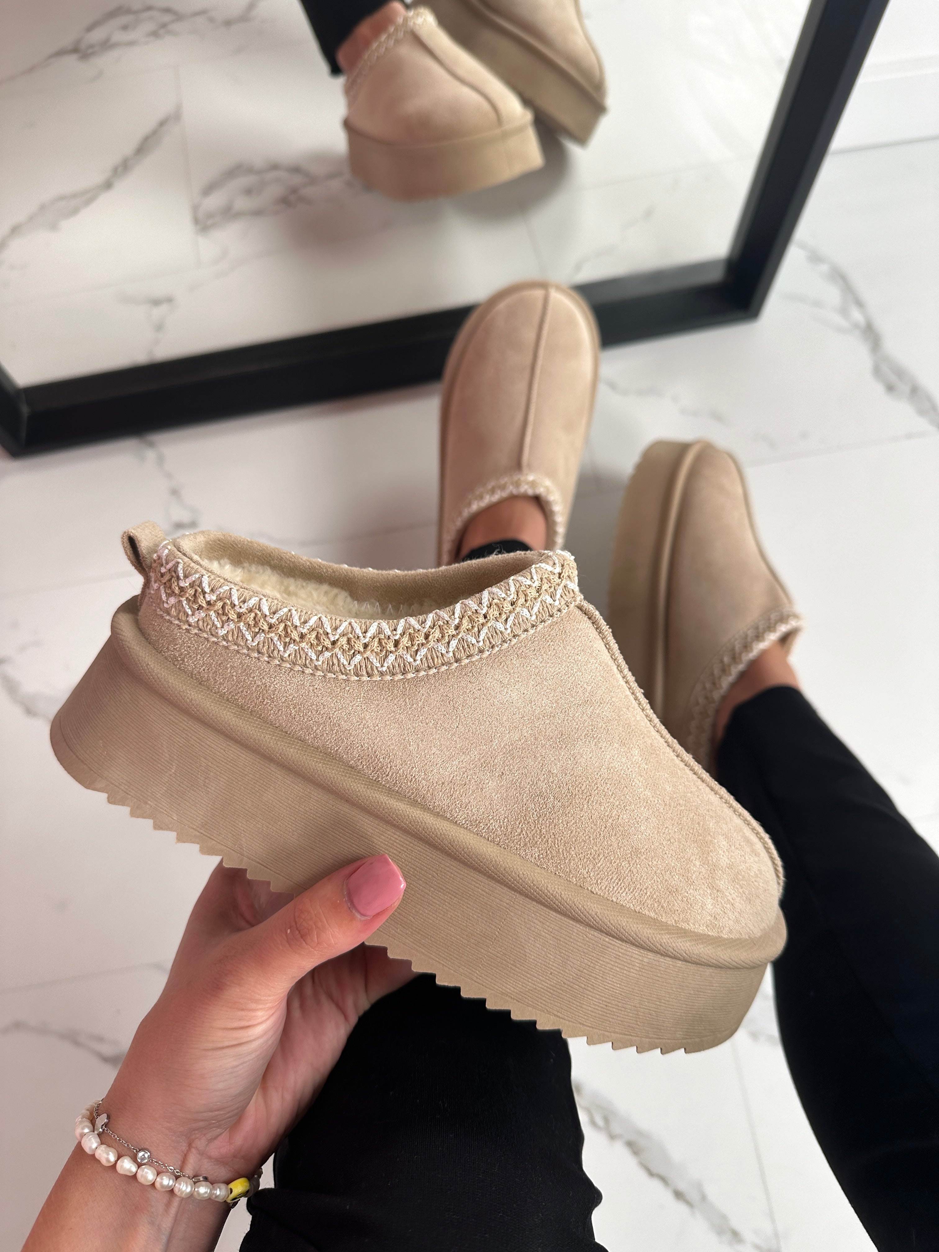 Zigga Beige Slipper