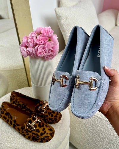 Selena Blue Loafer