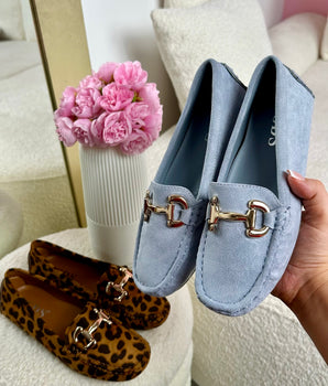 Selena Blue Loafer