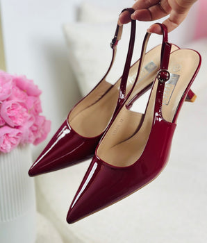 Date-Night Bordeaux Heels