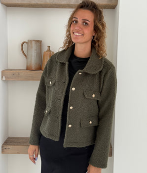 Boucle Green Jacket