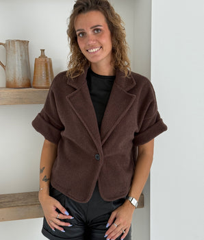 Teddy Cropped Blazer