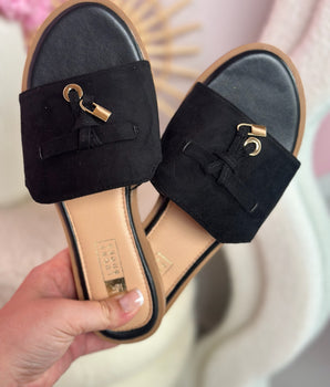 Bliss Black Slides