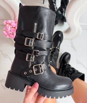 Tahira Black Boots