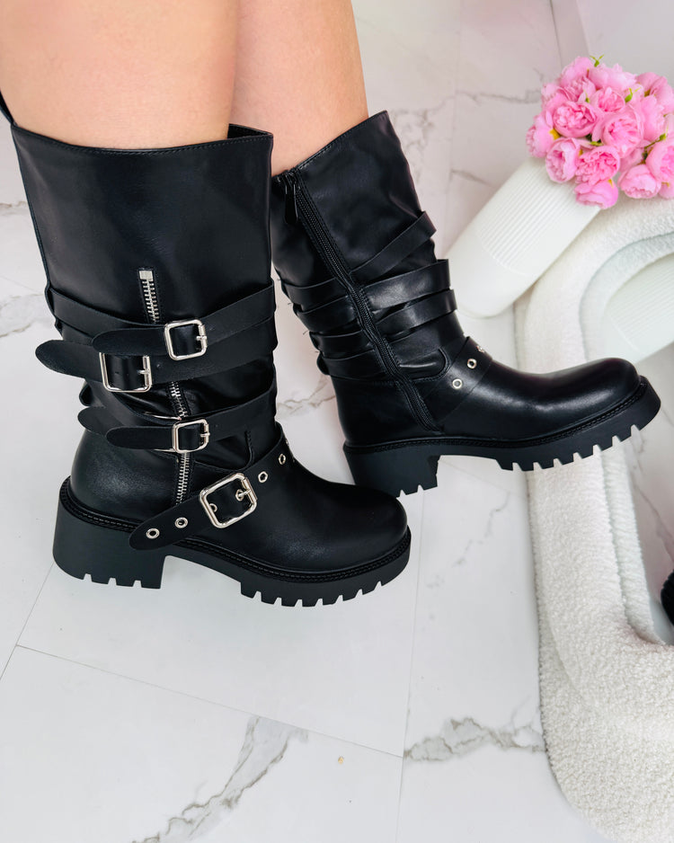 Tahira Black Boots