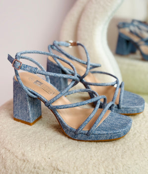 Niene Blue Heels