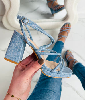 Niene Blue Heels