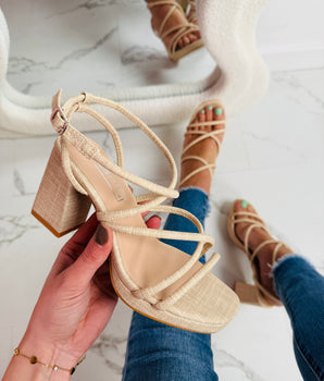 Niene Beige Heels