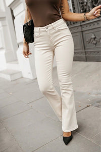 Best Flair Jeans Beige
