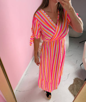 Liva Candy Stripe Dress