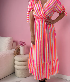 Liva Candy Stripe Dress