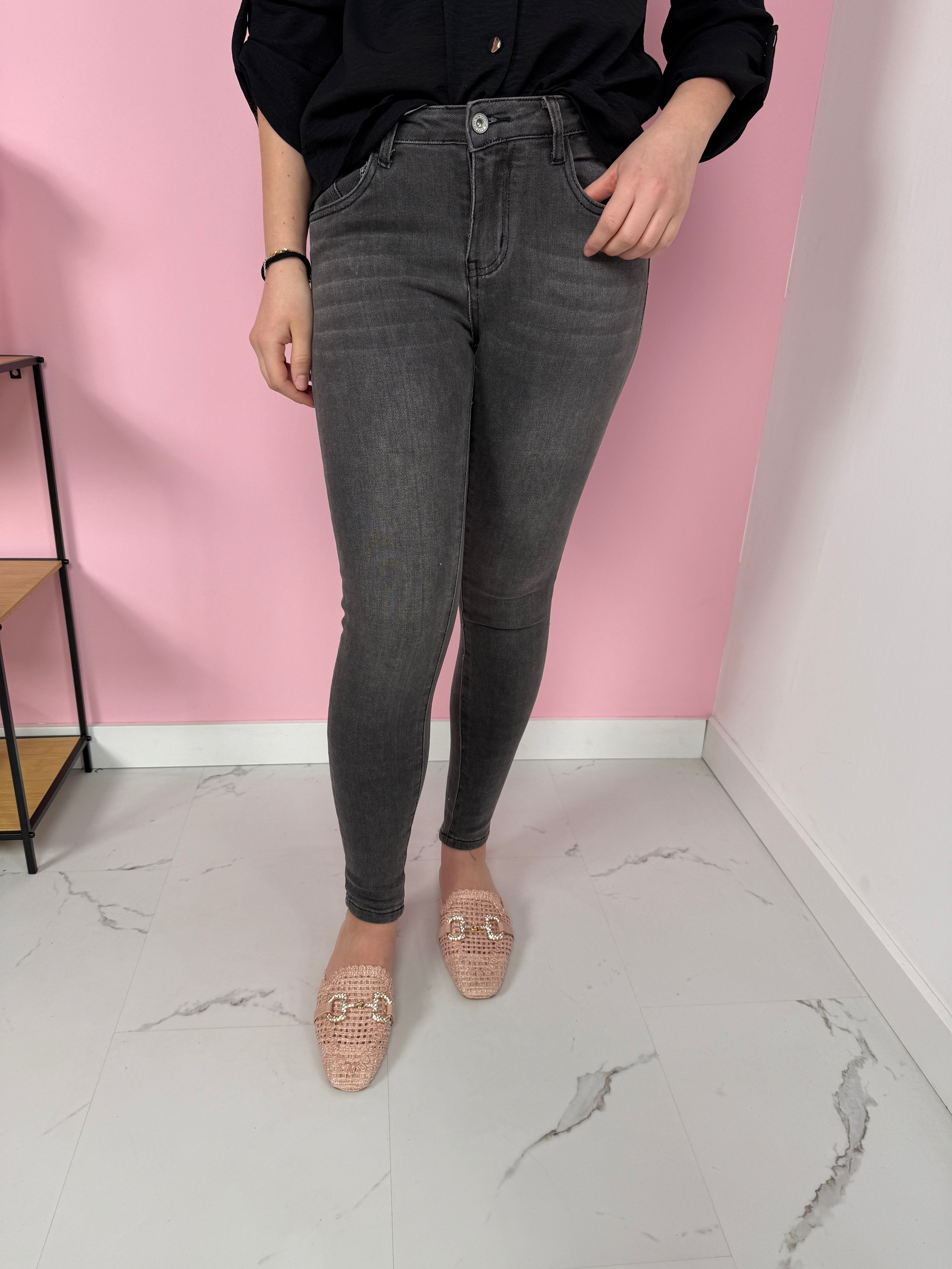 Skinny Jeans Stone grijs