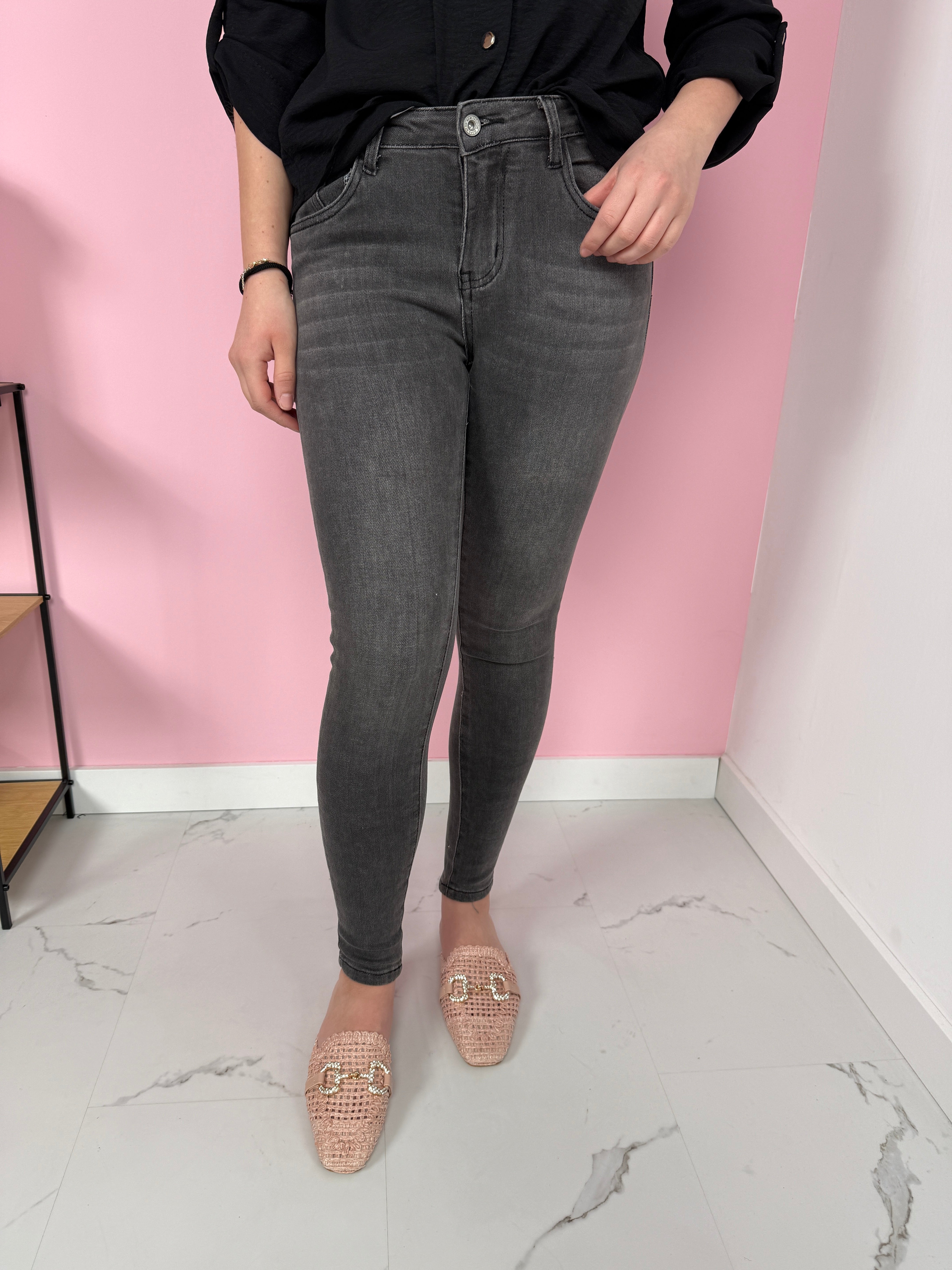 Skinny Jeans Stone grijs