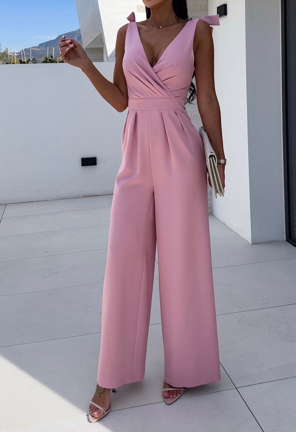 Marbella Pink Jumpsuit
