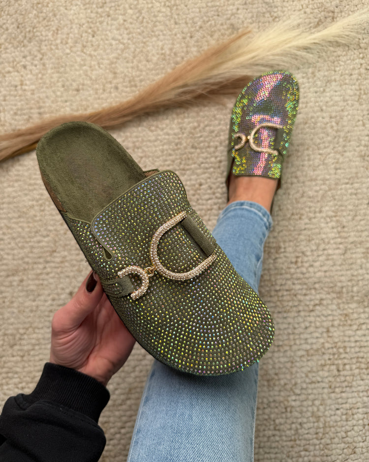 Glam Green Loafer