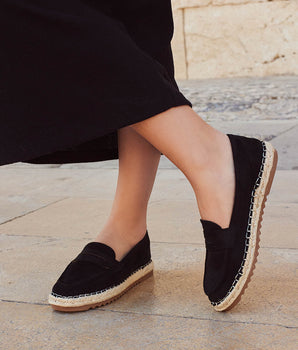 Fay Black Loafer