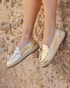 Fay Gold Loafer