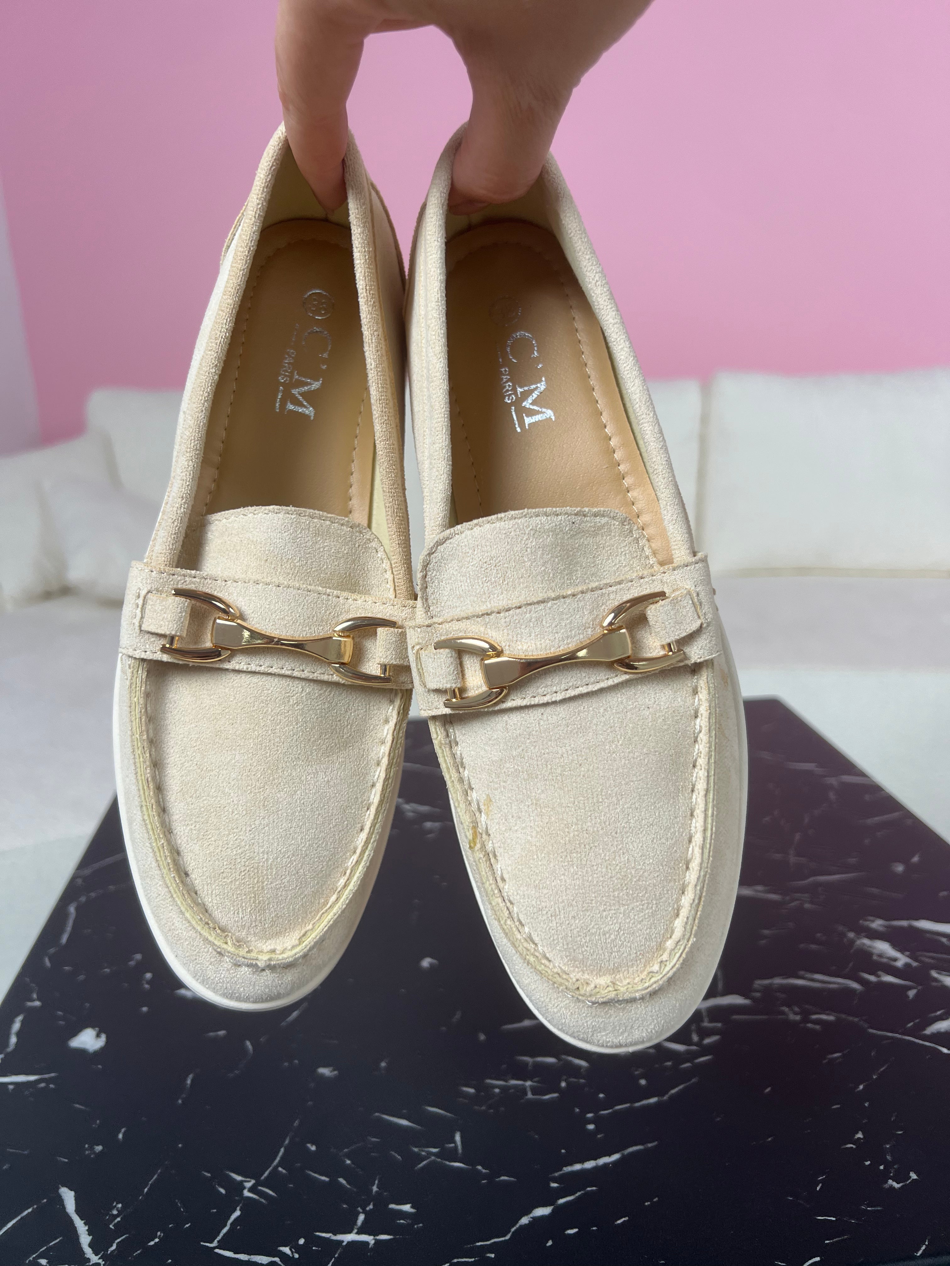 521 Beige Loafer Bk