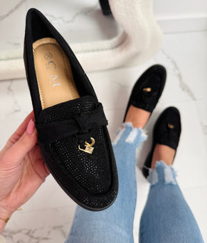 Shine Black Loafer