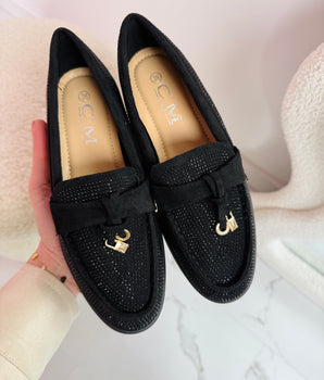 Shine Black Loafer