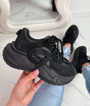 Shine Black Sneaker