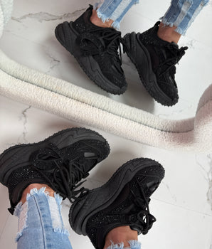 Shine Black Sneaker