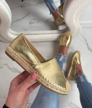 Jony Gold Loafer