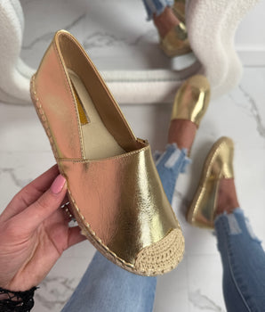 Jony Gold Loafer