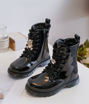 Kids Shiny Detail Boots