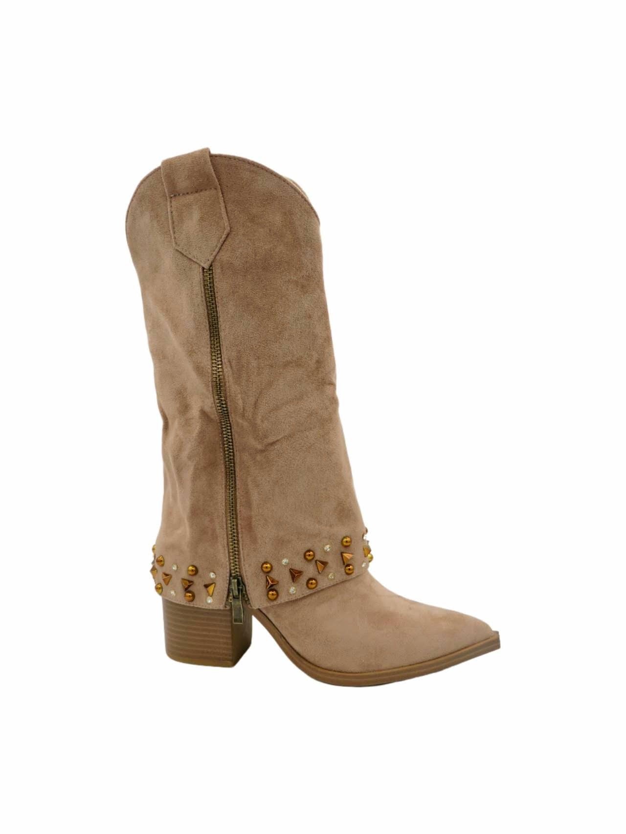 Shakira Khaki Boots