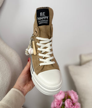 Be Happy Black Sneaker