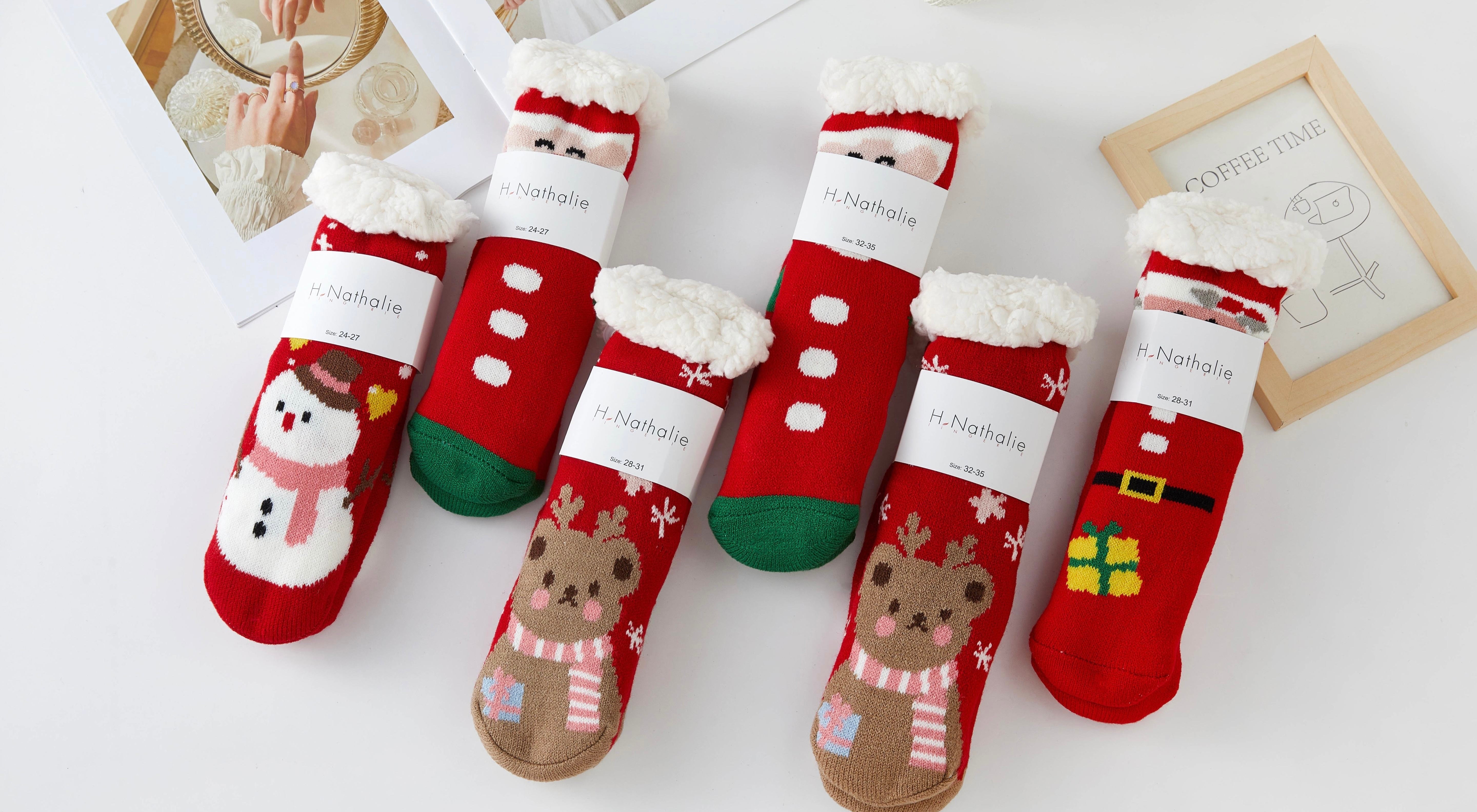 Kids Happy Christmas Socks